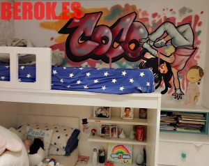 Mural Habitacion Hija Coco Baile Danza Break Nina Nena 300x100000